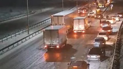 Көктайғаққа байланысты Теміртау маңында 700-ден астам автокөлік жолда қалып қойды