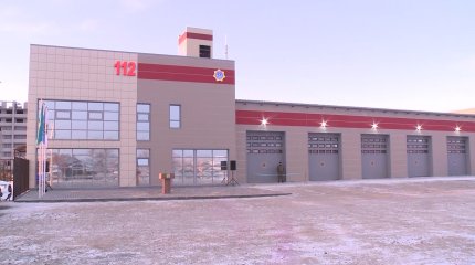 Новую пожарную часть открыли в Актобе ко Дню Независимости