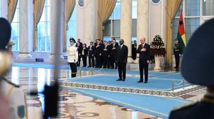 Қасым-Жомарт Тоқаев Ақордада Гвинея-Бисау Президентін қарсы алды