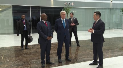 Президенты Казахстана и Гвинеи-Бисау посетили МФЦА
