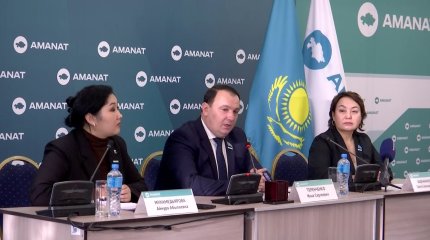 Итоги работы за этот год подвели в Павлодарском областном филиале партии "AMANAT"