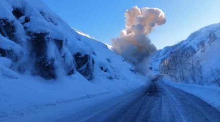 Спуск лавин провели в Восточном Казахстане