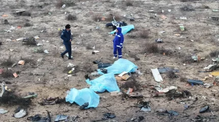 Әзербайжандықтар ұшақ апатын тексеру үшін Қазақстанға келді