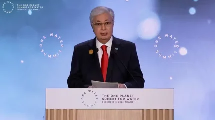One Water саммиті: Президент су қауіпсіздігін нығайтуға бағытталған шараларды бірлесіп қабылдауға шақырды