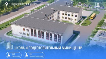2,6 млрд тенге направили на строительство новой школы вместо аварийной в Жетісу