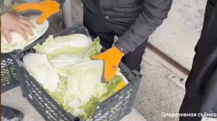 70 тысяч пачек сигарет без акциза в пекинской капусте пытались вывезти из Казахстана