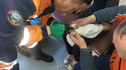 Медики пригласили спасателей, чтобы помочь пациенту в Талдыкоргане