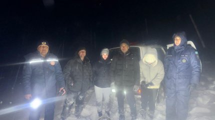 Дрон с тепловизором использовали для поиска туристов на Чертовом озере в Каркаралинске