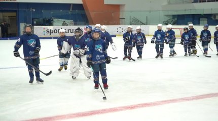 Детский турнир по хоккею с шайбой прошел в Астане