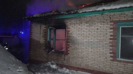 Супруги пострадали в пожаре в Костанайской области