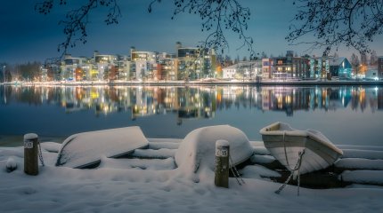 Финнам запретят выбрасывать снег в море