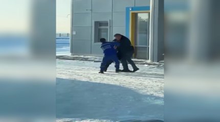 Щучинскте жедел жәрдем жүргізушісіне шабуыл жасады