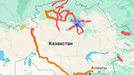 Дороги закрыты в 11 областях Казахстана
