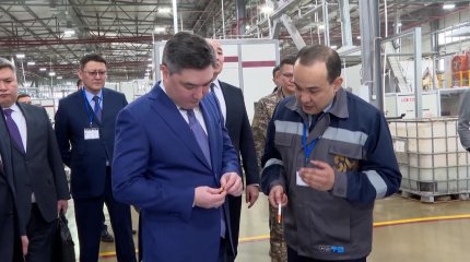 Первый рабочий визит: премьер-министр посетил производственные предприятия Карагандинской области