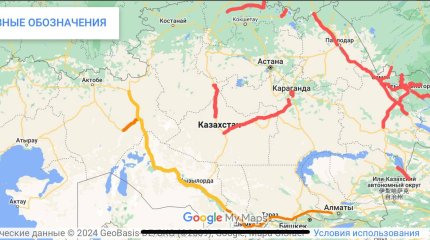 В 13 областях Казахстана вновь закрыли дороги