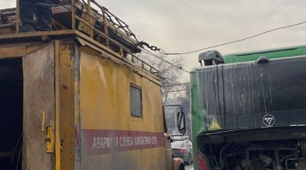 Пассажирский автобус загорелся в Алматы