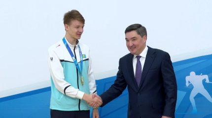 Олжас Бектенов поздравил призёров IV зимних юношеских Олимпийских игр