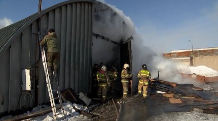 Один человек погиб при пожаре в Астане