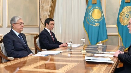 Президент Жоғары сот кеңесінің төрағасы Денис Шиппті қабылдады