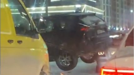 Массовое ДТП произошло на левобережье Астаны