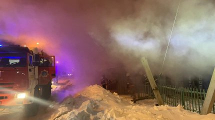 Два человека пострадали при пожаре в Петропавловске