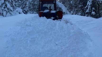 Лавина полностью перекрыла дорогу в ВКО