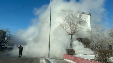 Павлодарда құбыр жарылып, 6 тұрғын үйде жылу беру уақытша тоқтатылды