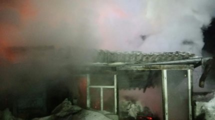 Женщина погибла во время пожара в частном доме в СКО