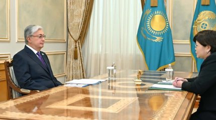 Глава Государства принял председателя Конституционного Суда Эльвиру Азимову