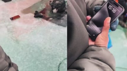 Мужчина нырнул в 7-метровую прорубь, чтобы достать iPhone последней модели