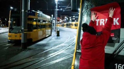 Общественный транспорт остановился почти по всей Германии