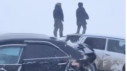 Пять человек пострадали в массовом ДТП под Щучинском