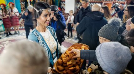 Казахскую юрту установили на малой родине Тараса Шевченко в Звенигородке