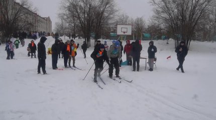 Оралдағы қариялар үйінің тұрғындары арасында шаңғы жарысы өтті