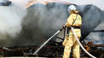 Астананың сол жағалауында тұрғын үйдегі кафе өртенді