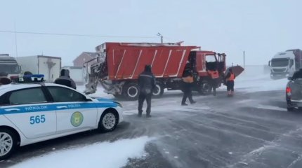 Ақтөбе облысы аумағында 1500-ге жуық көлік екі тәуліктен бері қаңтарылып тұр