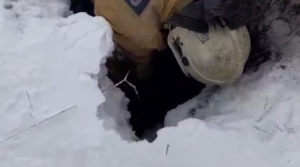 Необычную "подземную" спасательную операцию провели спасатели Риддера