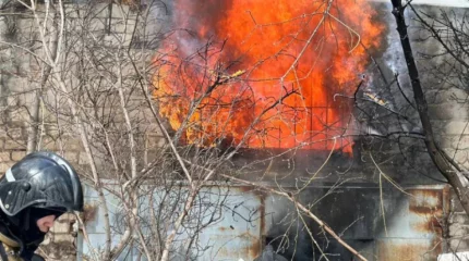 Астанада ғимарат өртке оранды