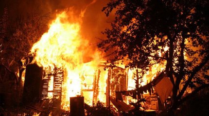 Мужчина сгорел на даче в Петропавловске