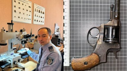 Револьвер, похищенный 40 лет назад, нашли полицейские