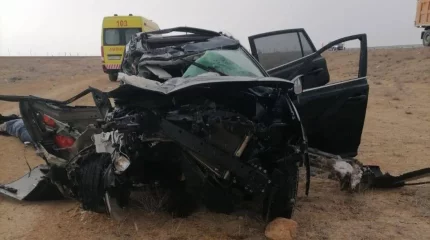 Маңғыстауда жантүршігерлік жол апатынан 2 адам көз жұмды