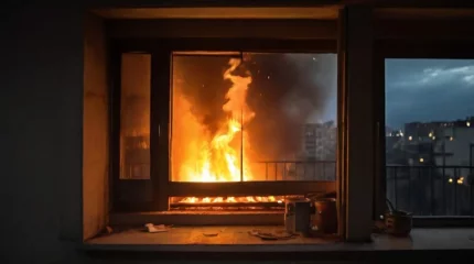 Қарағандыда көпқабатты тұрғын үйде өрт шықты