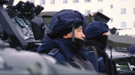 Полиция Казахстана перешла на усиленный режим работы