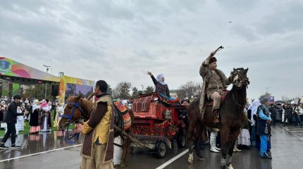 Қонаев қаласында Наурыз-керуен жүріп өтті
