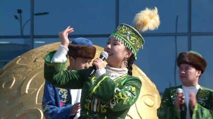 Қарағандыда "Наурыз керуен" қаланы аралап жүр