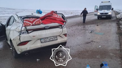 «Алматы-Екатеринбург» тасжолында жол апаты болып, зардап шеккендерге шұғыл көмек көрсетілді