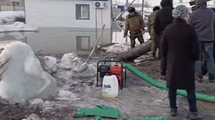 12 домов затопило в Костанайской области