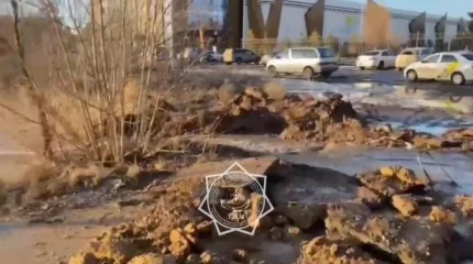 Қарағандыда екі көше су астында қалды