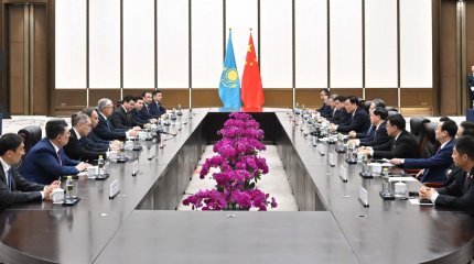 Глава государства провел встречу с Председателем Постоянного комитета Всекитайского собрания народных представителей