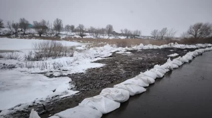 БҚО-да Шыңғырлау өзені арнасынан асып, бір ауылға су кірді